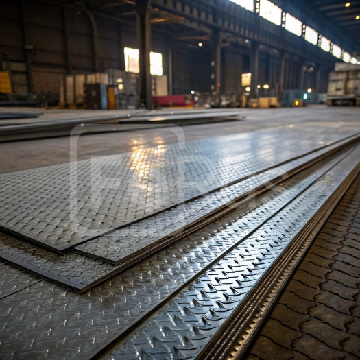 Лист алюминиевый рифленый квинтет 1,5х1000 мм 1105 ТУ 1-801-20-2008