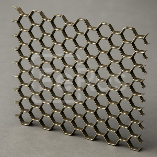 Гексагональная сетка HM-03 (1000х2000х25х2) AISI 309S